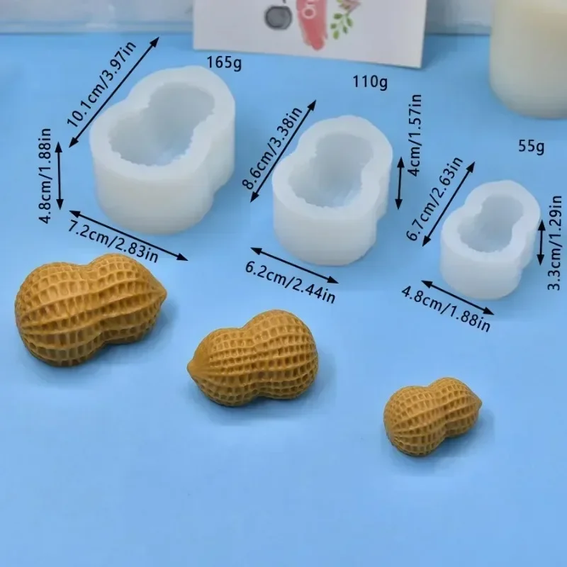 3 Buah Cetakan Silikon Kacang  - Resin Crafts Diy ulasan dan harga