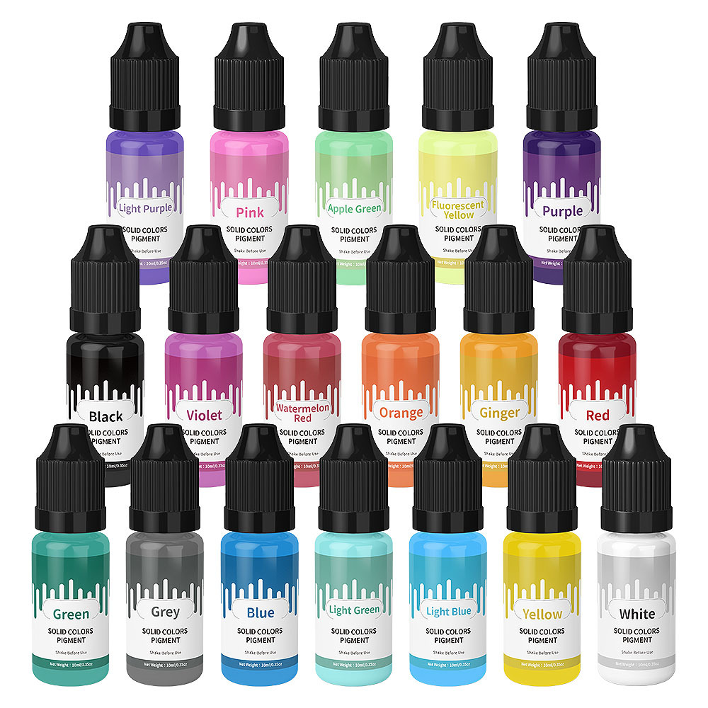 Alat aksesori perhiasan cetaka - Resin Pigment Set ulasan dan harga
