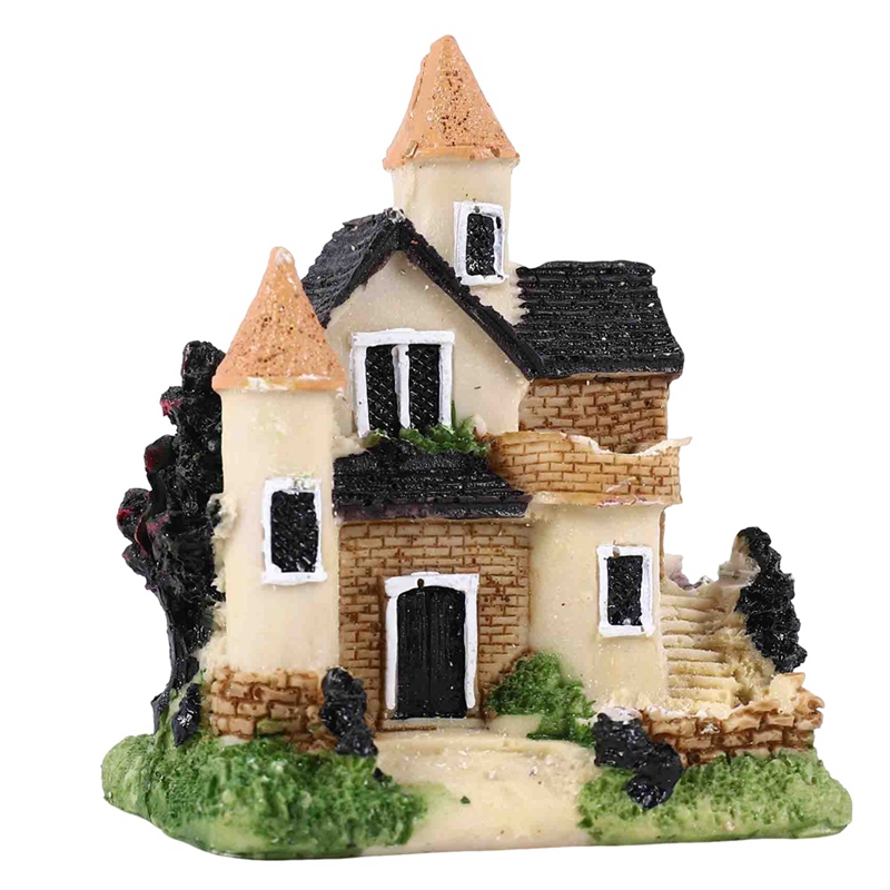 Rumah Miniatur Resin Lucu untu - Resin Crafts ulasan dan harga