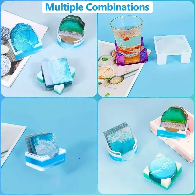 5 Buah/Set Cetakan Silikon Pem - Coaster Mold Round ulasan dan harga