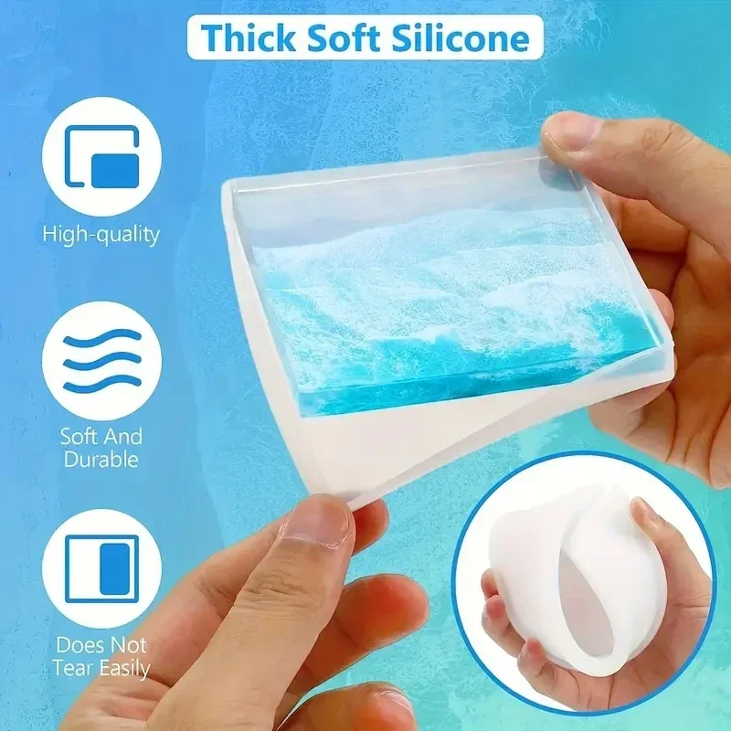 5 Buah/Set Cetakan Silikon Pem - Coaster Mold Round ulasan dan harga