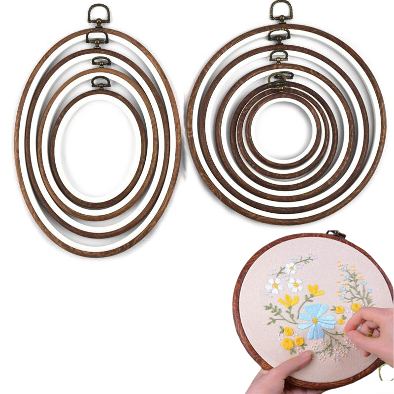 10PCS Alat Jahit Bingkai Sulam - Wood Ring Blank ulasan dan harga