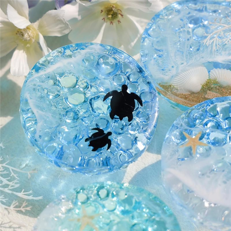 Cetakan Resin Coaster Silikon  - Coaster Mold Round ulasan dan harga