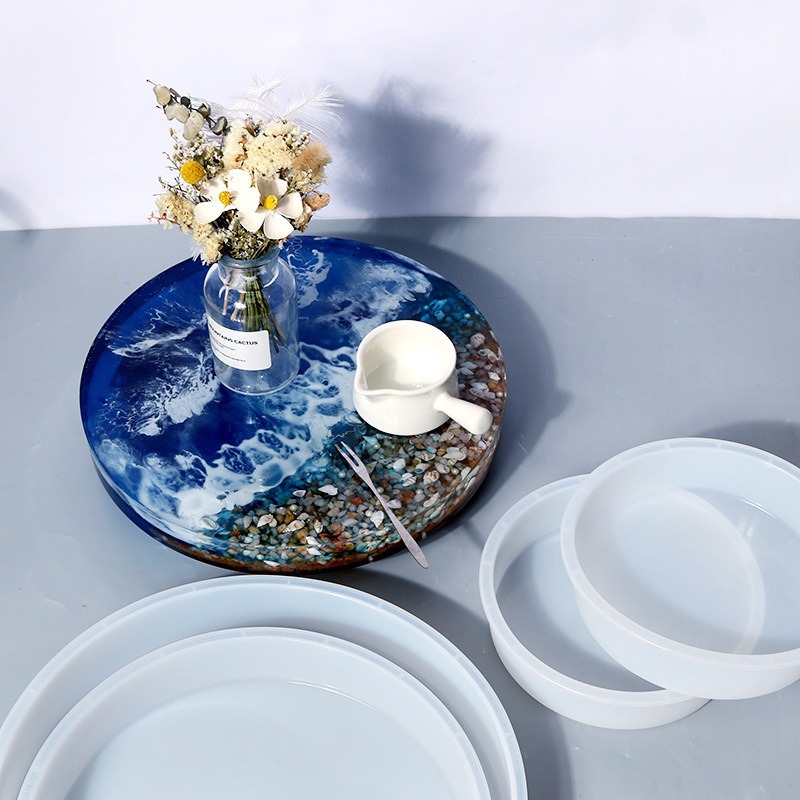 Cetakan Resin Meja Epoxy Bulat - Coaster Mold Round ulasan dan harga