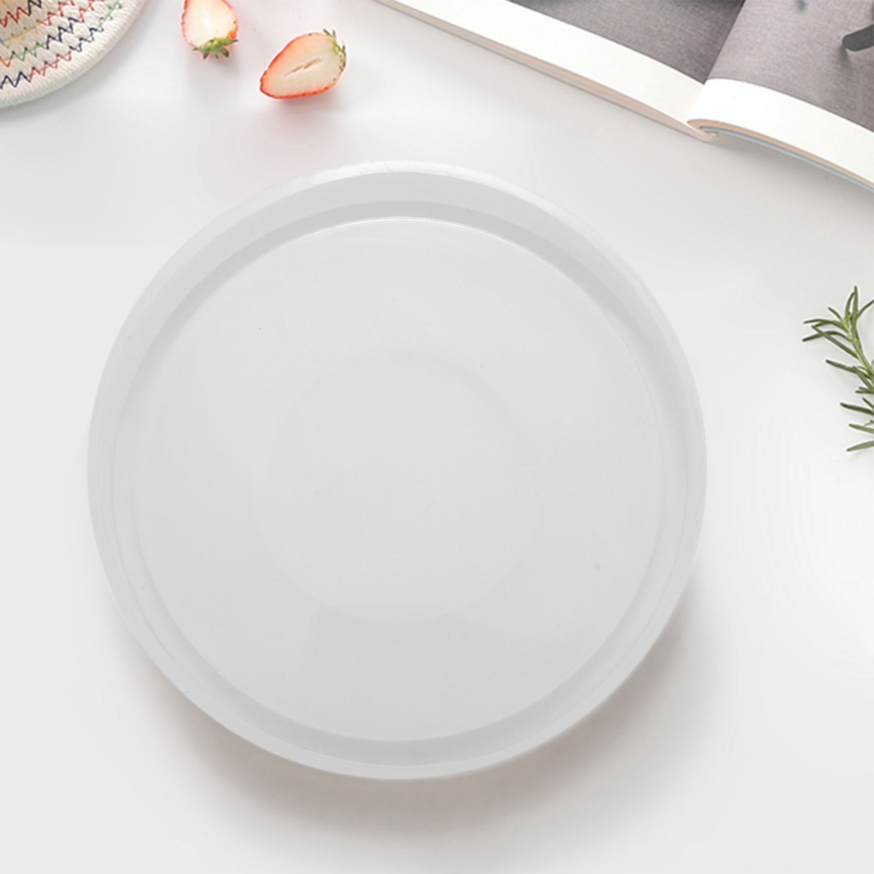 ABQR 4 Paket Cetakan Silikon C - Coaster Mold Round ulasan dan harga