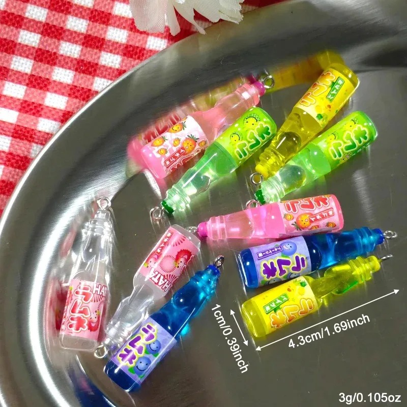 10 Buah Liontin Resin Botol So - Resin Crafts Diy ulasan dan harga