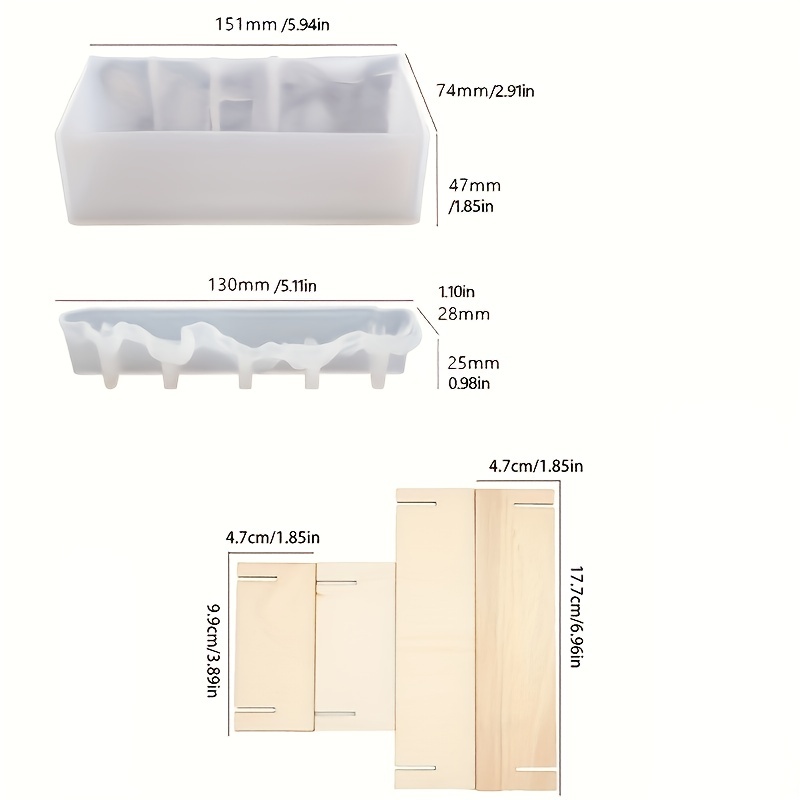1Set Cetakan Resin Gelombang L - Resin Ocean Wave Mold ulasan dan harga