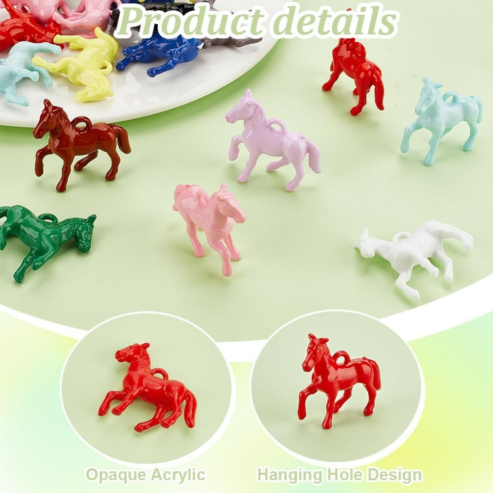 48 Buah Liontin Akrilik Buram  - Resin Crafts ulasan dan harga
