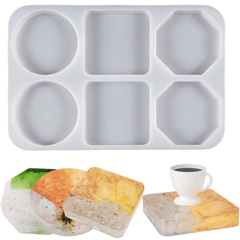 Cetakan Silikon Coasters Kreat - Coaster Mold Round ulasan dan harga
