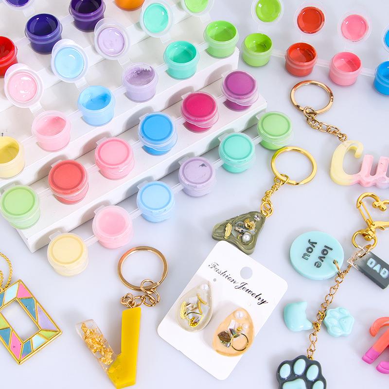 6 Warna/Set Pigmen Pasta UV Re - Resin Pigment Set ulasan dan harga