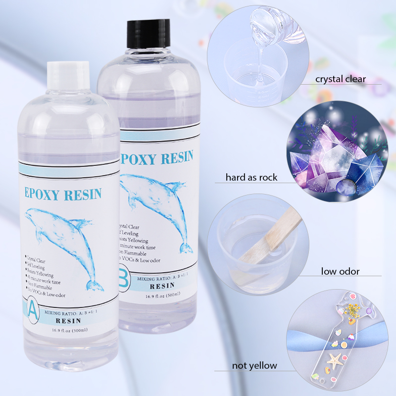 1:1 Jelas Epoksi Resin Kristal - Serving Tray Mold ulasan dan harga