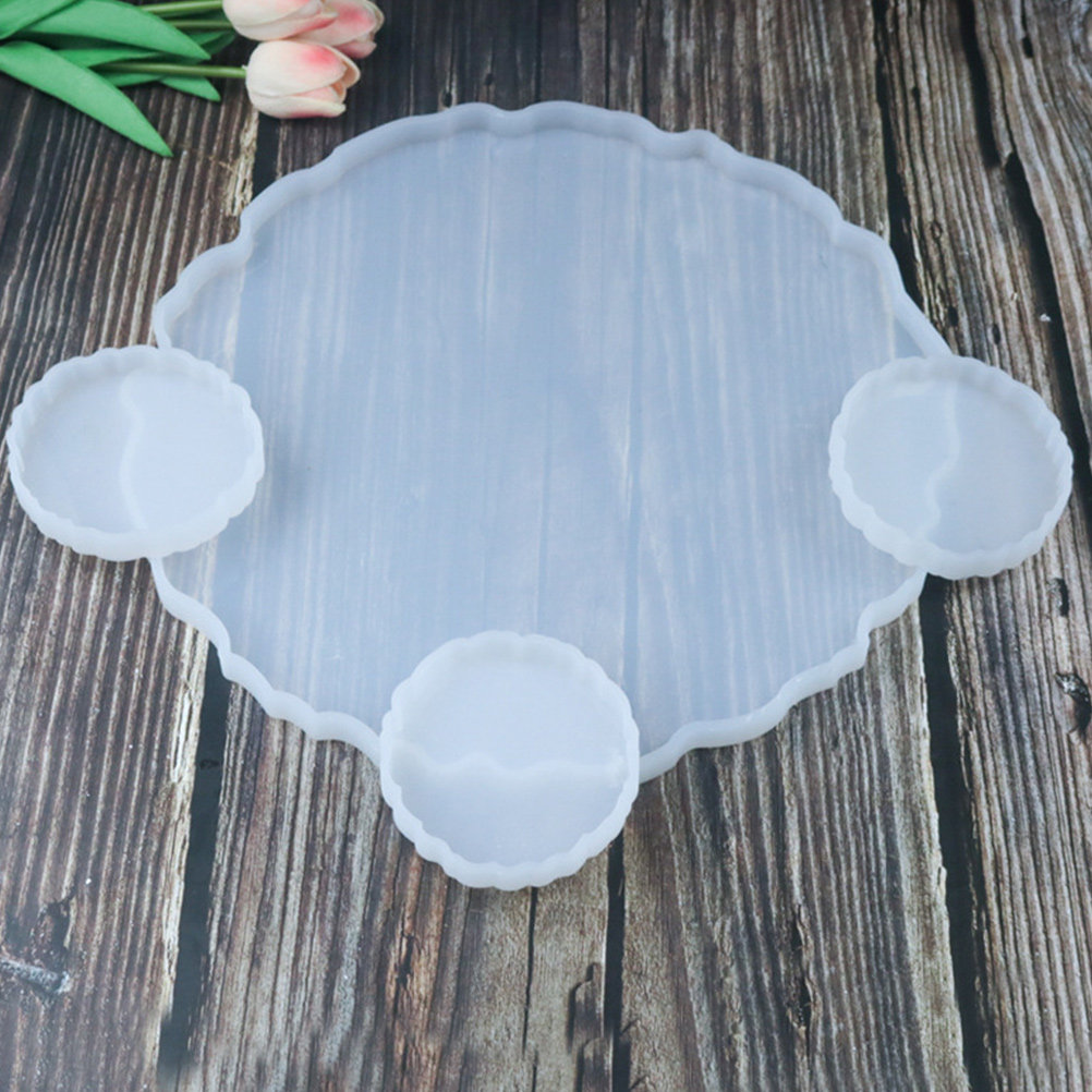 2Pcs Cetakan Nampan Silikon Re - Serving Tray Mold ulasan dan harga