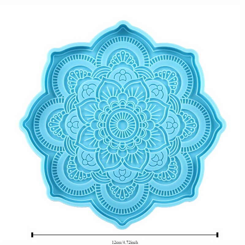 Mandala Coaster cetakan siliko - Coaster Mold Round ulasan dan harga