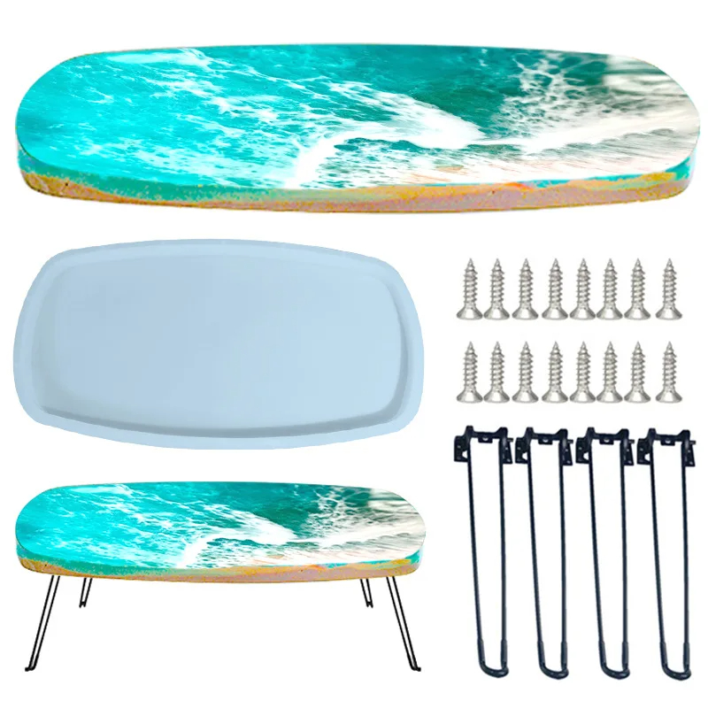 Besar 61Cm Tidak Teratur Nampa - Resin Ocean Wave Mold ulasan dan harga