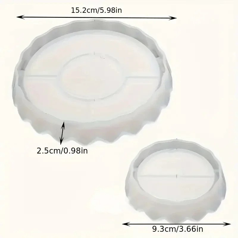 Cetakan Resin Silikon Cantik u - Coaster Mold Round ulasan dan harga
